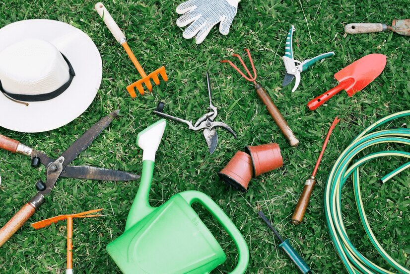 Repair and store the gardening equipment