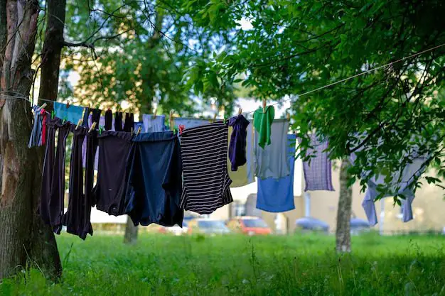 Air dry your clothes