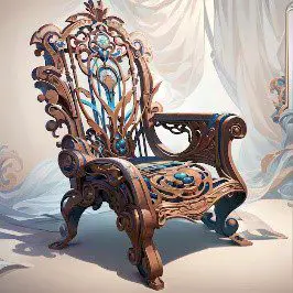 Intricately Carved Furniture